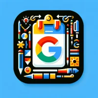 DALL·E 2024-01-23 12.53.50 - Create an icon for a 'Google Ad Copy' application. The icon should embody the process of creating and optimizing advertising content for Google's adve